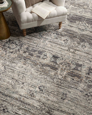 Katherine KES-05 Graphite/Jade Area Rug by Jean Stoffer X Loloi Lifestyle Image Feature