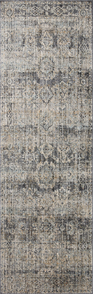 Katherine KES-05 Graphite/Jade Area Rug by Jean Stoffer X Loloi Runner Image
