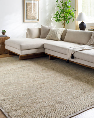 Surya Khyber KHY-2310 Khaki Area Rug Room Scene Feature