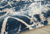 Nourison Heritage KI356 Beige Blue Area Rug Corner Image