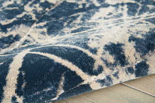 Nourison Heritage KI356 Beige Blue Area Rug Corner Image