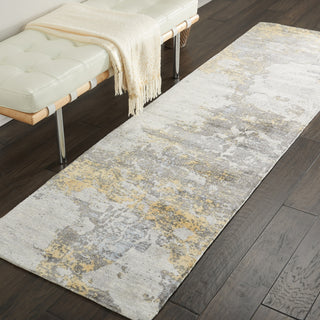 Nourison Ki37 Safari Dreams KI371 Ivory Gold Area Rug by kathy ireland Corner Image