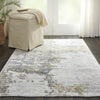 Nourison Ki37 Safari Dreams KI371 Ivory Gold Area Rug by kathy ireland Corner Image