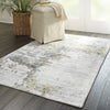 Nourison Ki37 Safari Dreams KI371 Ivory Gold Area Rug by kathy ireland Room Image Feature