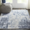 Nourison Ki37 Safari Dreams KI372 Blue Area Rug by kathy ireland Corner Image