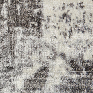 Nourison Ki37 Safari Dreams KI372 Ivory Grey Area Rug by kathy ireland Swatch Image