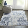 Nourison Ki37 Safari Dreams KI372 Blue Area Rug by kathy ireland Corner Image