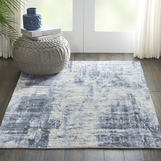 Nourison Ki37 Safari Dreams KI372 Blue Area Rug by kathy ireland Corner Image