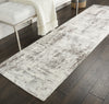 Nourison Ki37 Safari Dreams KI372 Ivory Grey Area Rug by kathy ireland Corner Image