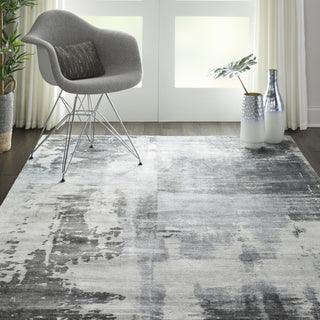 Nourison Ki37 Safari Dreams KI373 Grey Area Rug by kathy ireland Corner Image