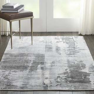 Nourison Ki37 Safari Dreams KI373 Grey Area Rug by kathy ireland Corner Image