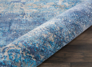 Nourison Ki37 Safari Dreams KI374 Teal Area Rug by kathy ireland Corner Image