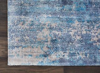 Nourison Ki37 Safari Dreams KI374 Teal Area Rug by kathy ireland Detail Image