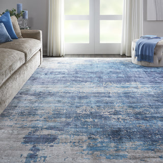 Nourison Ki37 Safari Dreams KI374 Teal Area Rug by kathy ireland Corner Image