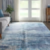 Nourison Ki37 Safari Dreams KI374 Teal Area Rug by kathy ireland Corner Image