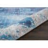 Nourison Ki37 Safari Dreams KI374 Teal Area Rug by kathy ireland Corner Image
