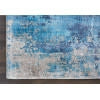 Nourison Ki37 Safari Dreams KI374 Teal Area Rug by kathy ireland Detail Image