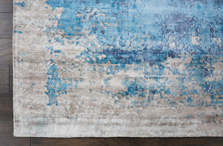 Nourison Ki37 Safari Dreams KI374 Teal Area Rug by kathy ireland Detail Image
