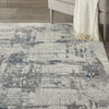 Nourison Royal Terrace KI41 Ivory Blue Area Rug by Home Corner Image