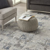 Nourison Royal Terrace KI41 Ivory Blue Area Rug by Home Corner Image