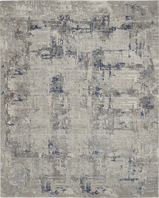 Nourison Royal Terrace KI41 Ivory Blue Area Rug by Home Main Image