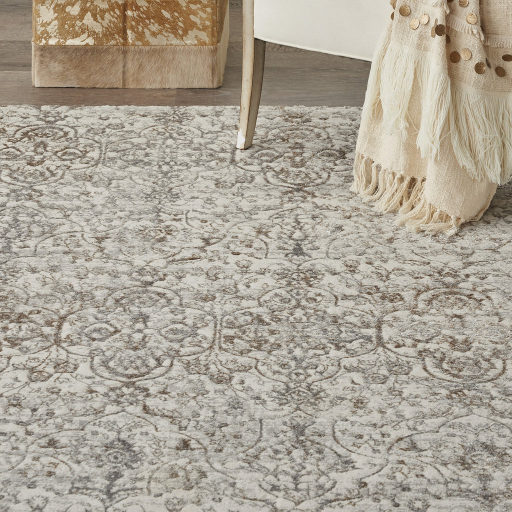 Nourison Royal Terrace KI43 Beige Area Rug by Home Corner Image