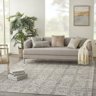 Nourison Royal Terrace KI43 Beige Area Rug by Home Room Image Feature