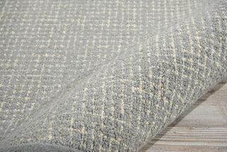 Nourison Ki31 River Brook KI809 Ltblue/Ivory Area Rug by Kathy Ireland Corner Image