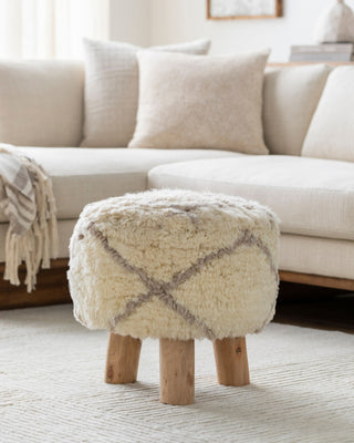 Surya Kiarah KIH-001 Cream / Tan Furniture Style Shot