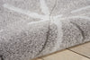 Nourison Ki33 Ingenue KIH33 Silver Area Rug by kathy ireland Corner Image