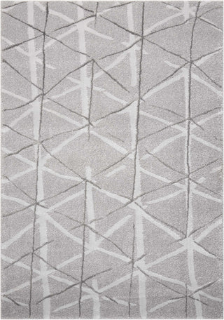 Nourison Ki33 Ingenue KIH33 Silver Area Rug by kathy ireland main image