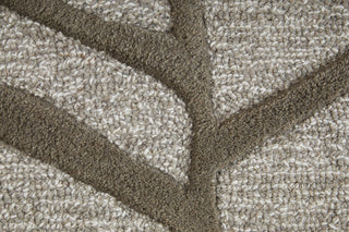 Feizy Kimball 8A30F Gray/Taupe/Ivory Area Rug Corner Image
