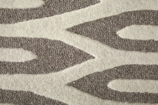 Feizy Kimball 8A31F Taupe/Ivory Area Rug Corner Image