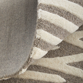 Feizy Kimball 8A31F Taupe/Ivory Area Rug Detail Image