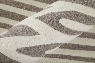 Feizy Kimball 8A31F Taupe/Ivory Area Rug Lifestyle Image Feature