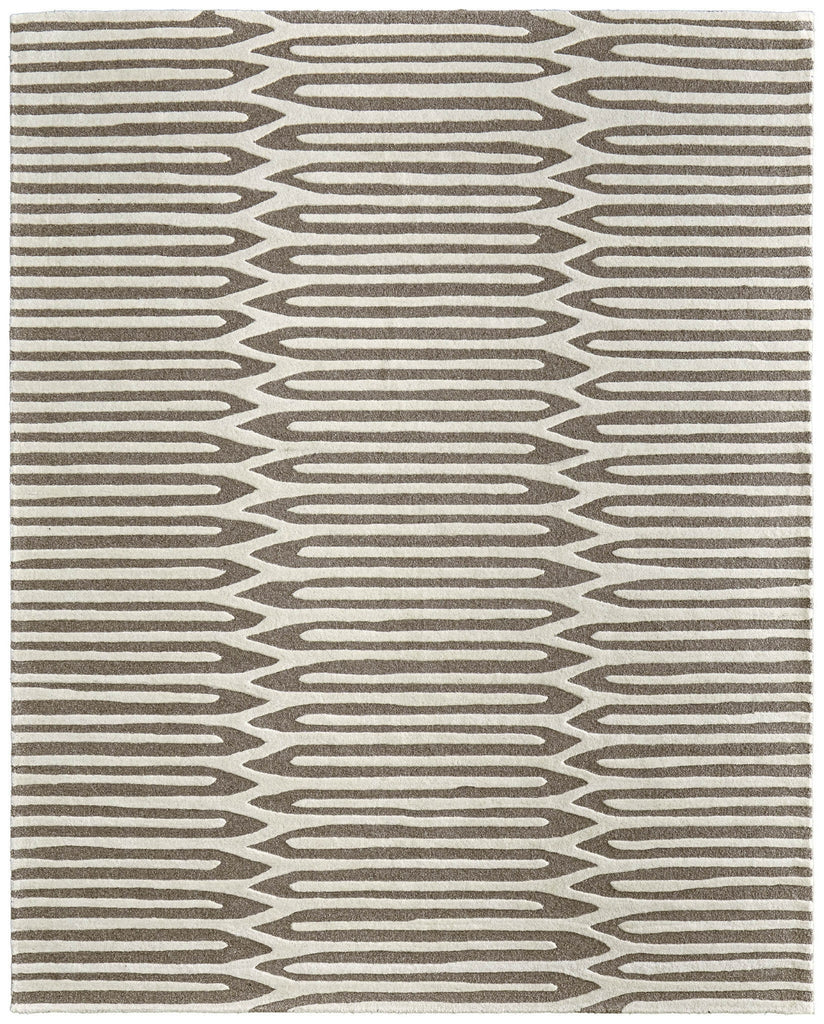 Feizy Kimball 8A31F Taupe/Ivory Area Rug main image