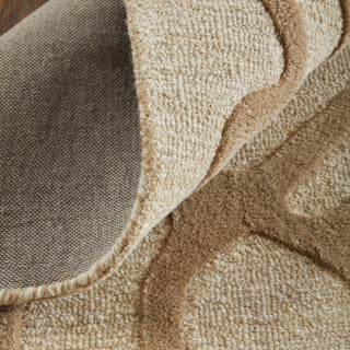 Feizy Kimball 8A32F Ivory/Brown/Tan Area Rug Detail Image