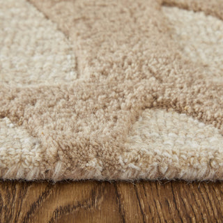 Feizy Kimball 8A32F Ivory/Brown/Tan Area Rug Lifestyle Image Feature