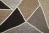 Feizy Kimball 8A33F Gray/Black/Brown Area Rug Corner Image