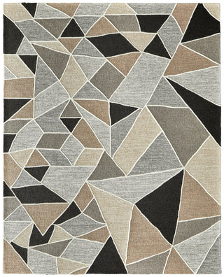 Feizy Kimball 8A33F Gray/Black/Brown Area Rug main image