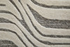 Feizy Kimball 8A34F Ivory/Gray Area Rug Corner Image