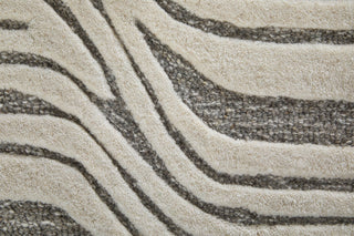 Feizy Kimball 8A34F Ivory/Gray Area Rug Corner Image