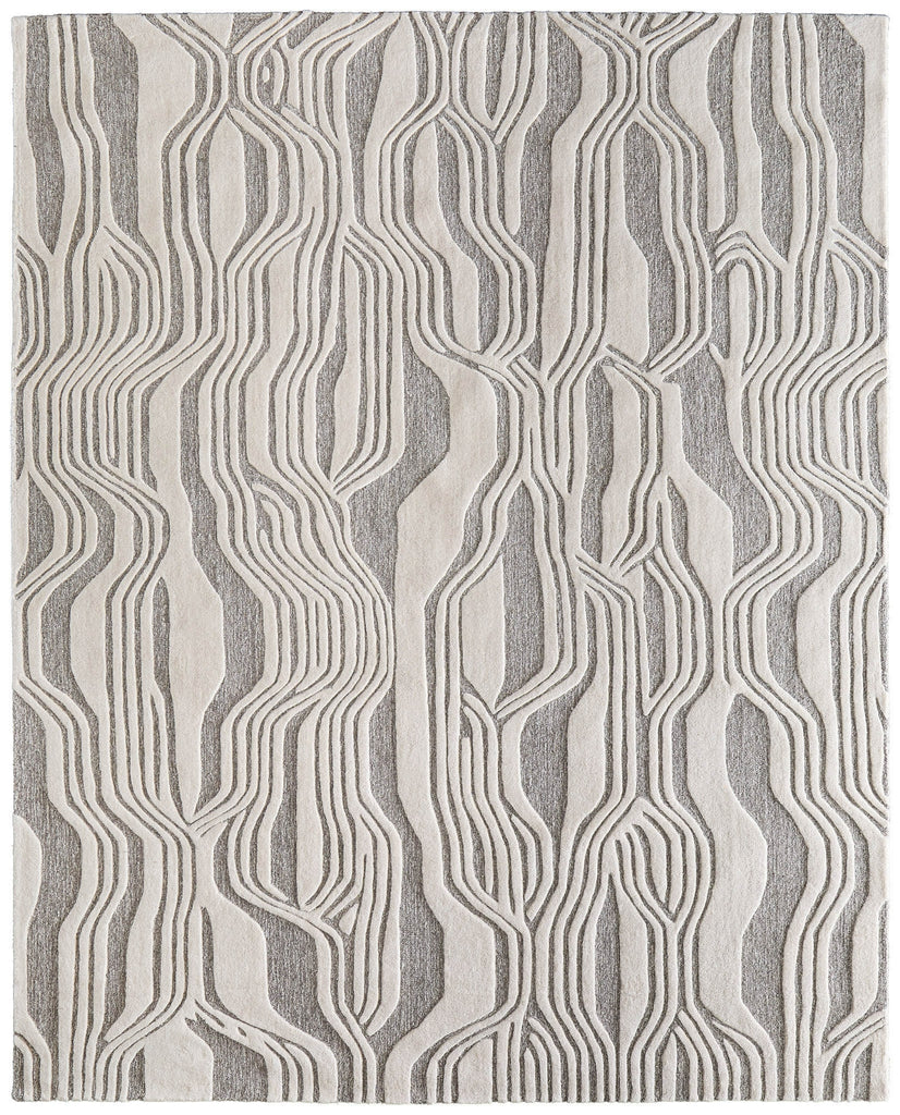 Feizy Kimball 8A34F Ivory/Gray Area Rug main image