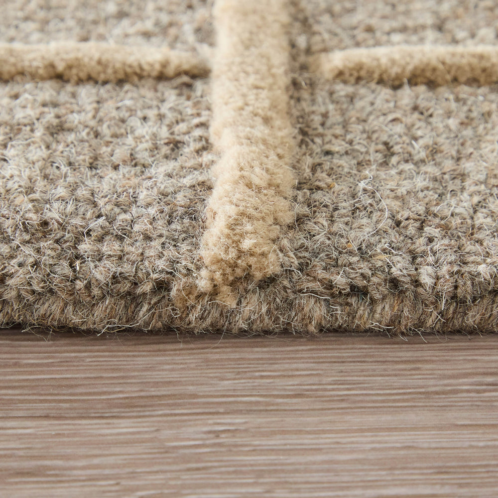 Feizy Kimball 8A35F Gray/Taupe/Tan Area Rug Lifestyle Image Feature