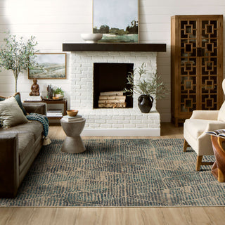 Karastan Expressions by Kiowa Admiral Blue Area Rug Scott Living Lifestyle Image Feature