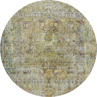 Dalyn Karaj KJ1 Aloe Machine Washable Area Rug Round Main Image