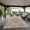 Dalyn Karaj KJ1 Coral Machine Washable Area Rug Outdoor Lifestyle Image Feature