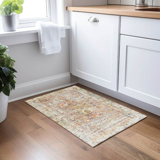 Dalyn Karaj KJ1 Coral Machine Washable Area Rug Scatter Lifestyle Image Feature