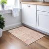 Dalyn Karaj KJ10 Pink Machine Washable Area Rug Scatter Lifestyle Image Feature