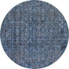 Dalyn Karaj KJ3 Blue Machine Washable Area Rug Round Main Image